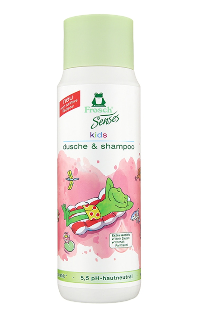 FROSCH FROSCH Senses Kids bērnu šampūns un dušas želeja jutīgai adai, 300ml