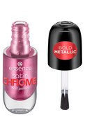 ESSENCE Satin Chrome nagu laka, 03 Meta Maroon, 8ml