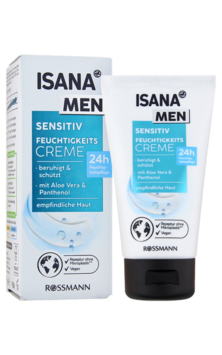 ISANA MEN ISANA MEN Sensitiv mitrinošs krēms, 75ml