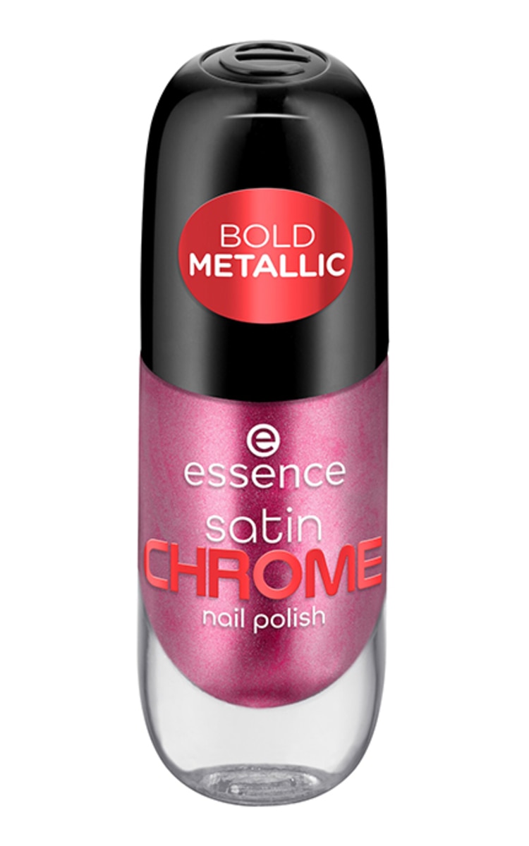 ESSENCE ESSENCE Satin Chrome nagu laka, 03 Meta Maroon, 8ml Meta Maroon