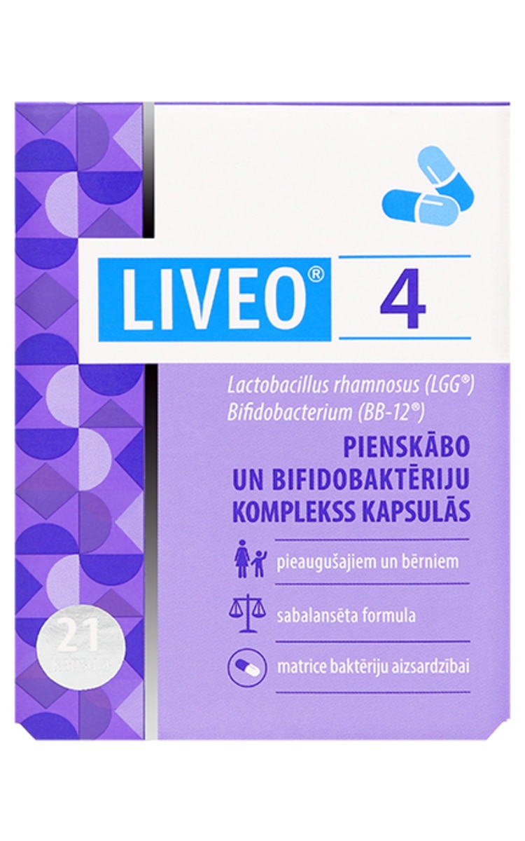 LIVEO LIVEO 4 kapsulas N21, 21 kapsula
