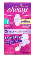  ALWAYS undefined ALWAYS Platinum Scent‑free Normal Duo higiēniskās paketes, 16gab. 