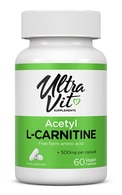 ULTRAVIT Acetil-L-karnitīns 500mg, 60 kapsulas ULTRAVIT undefined ULTRAVIT Acetil-L-karnitīns 500mg, 60 kapsulas
