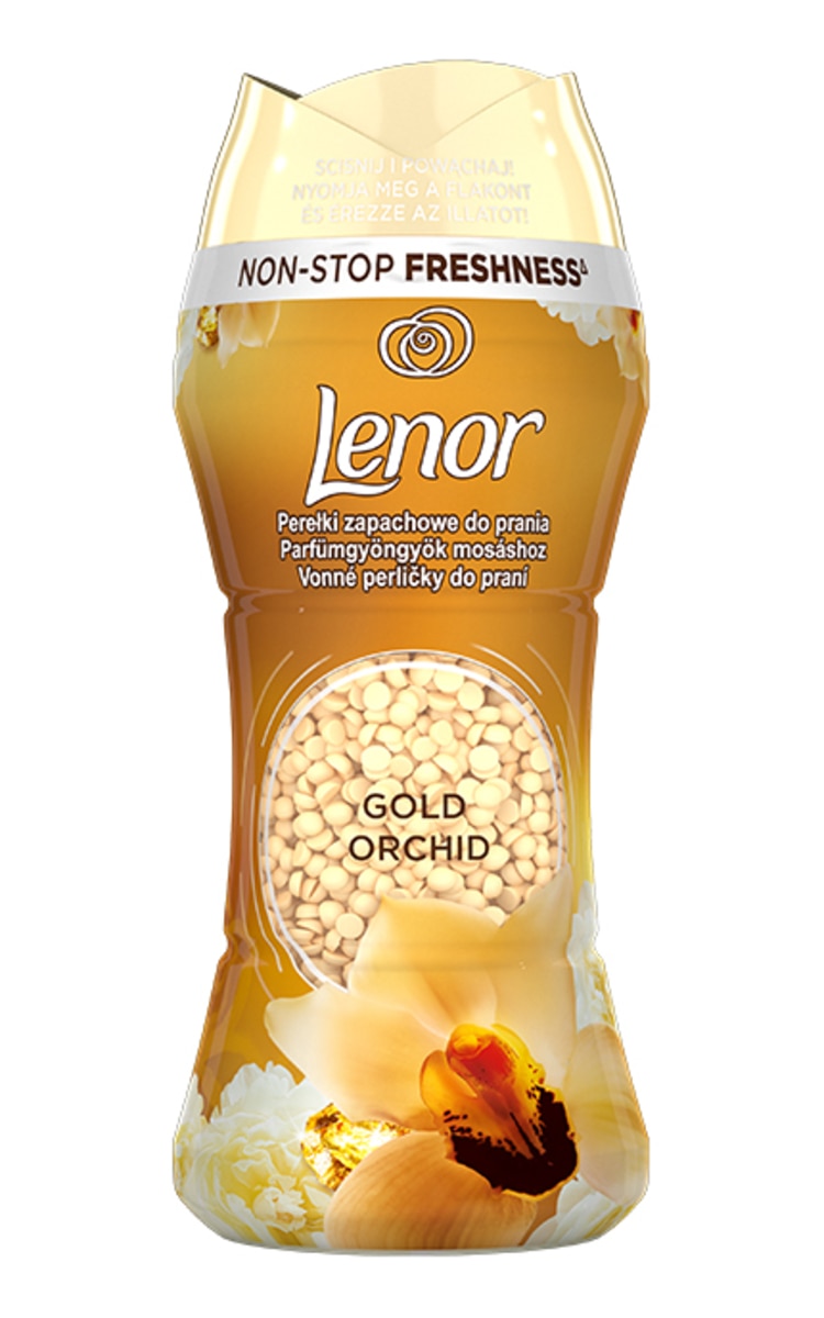 LENOR LENOR Unstoppables Gold Orchid granulas veļas aromatizēšanai, 210g 210 g