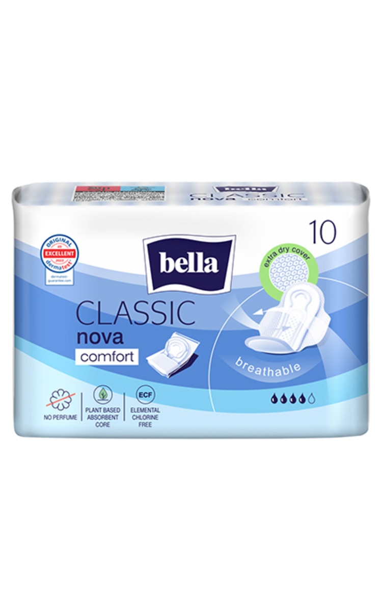 BELLA BELLA Classic Nova Comfort higiēniskās paketes, 10gab. 10 gab.