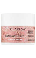  CLARESA undefined CLARESA Soft&Easy Builder Gel UV/LED гель для моделирования ногтей, Golden Spark, 12г 