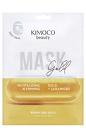 KIMOCO Beauty Gold+Ceramides auduma maska sejai, 23ml