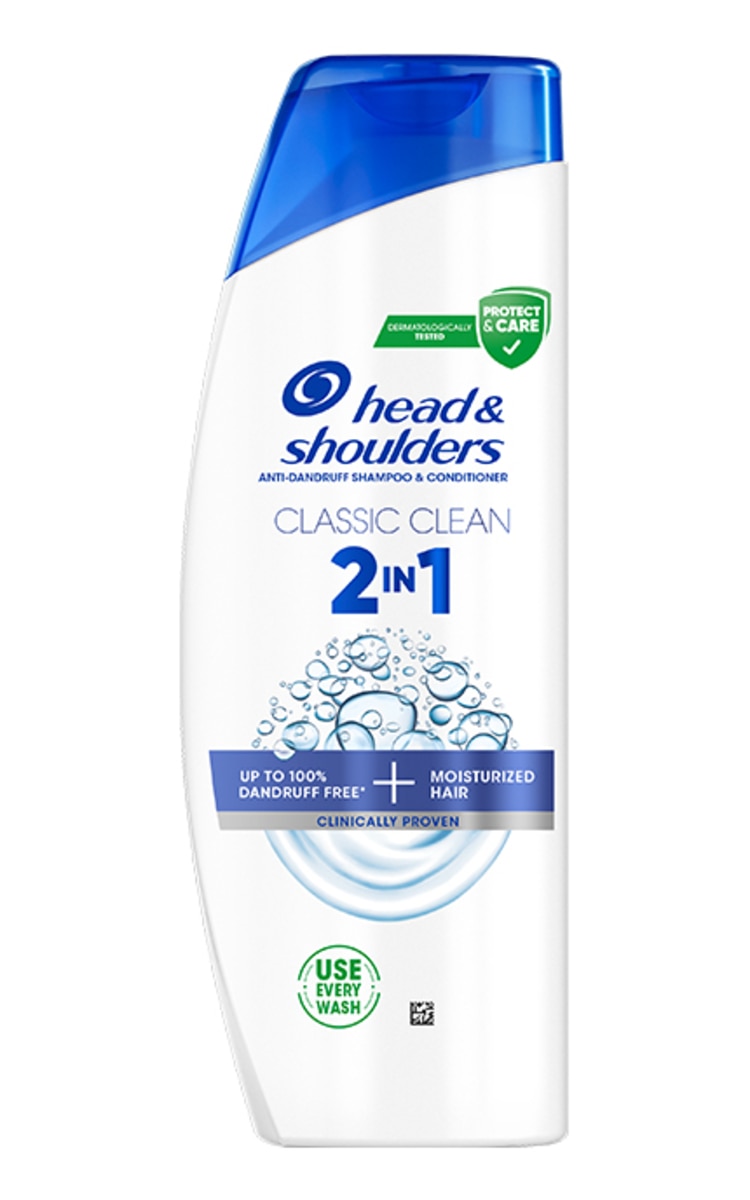 HEAD&SHOULDERS HEAD&SHOULDERS Classic Clean 2in1 šampūns pret blaugznām, 330ml 330 ml