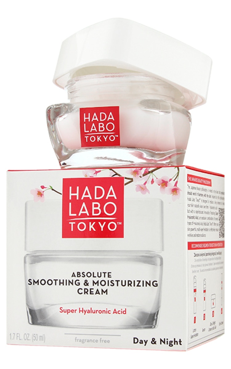 HADA LABO TOKYO HADA LABO TOKYO Absolute Smoothing&Moisturizing dienas un nakts krēms sejai, 50ml