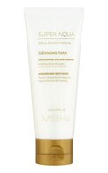 MISSHA Super Aqua attīrošās putas sejas ādai ar gliemežu sekrēta filtrātu, 100ml