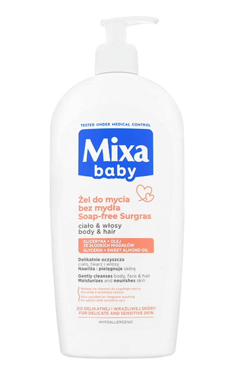 MIXA BABY MIXA BABY Очищающий гель для тела и волос для детей, 400мл