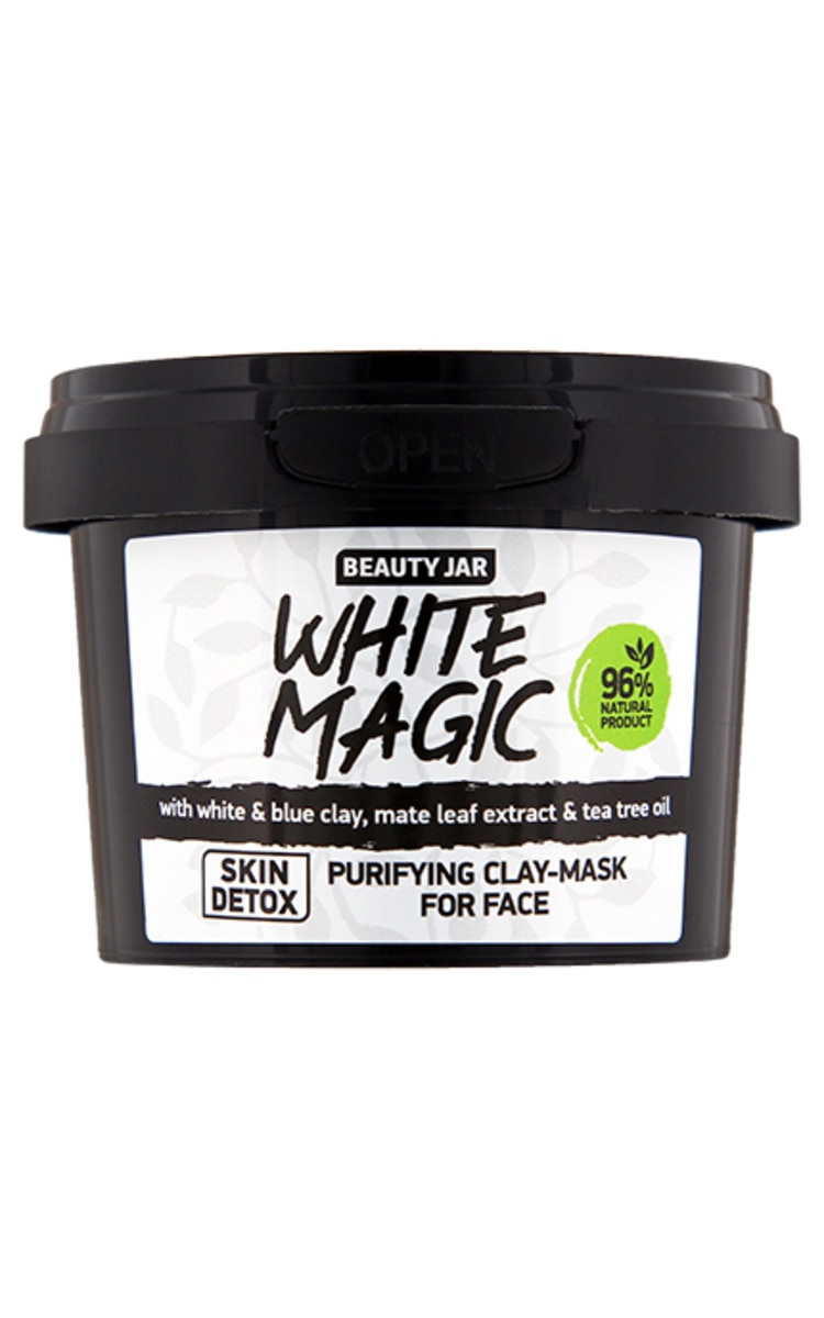 BEAUTY JAR BEAUTY JAR White Magic attīroša mālu maska sejai, 120ml