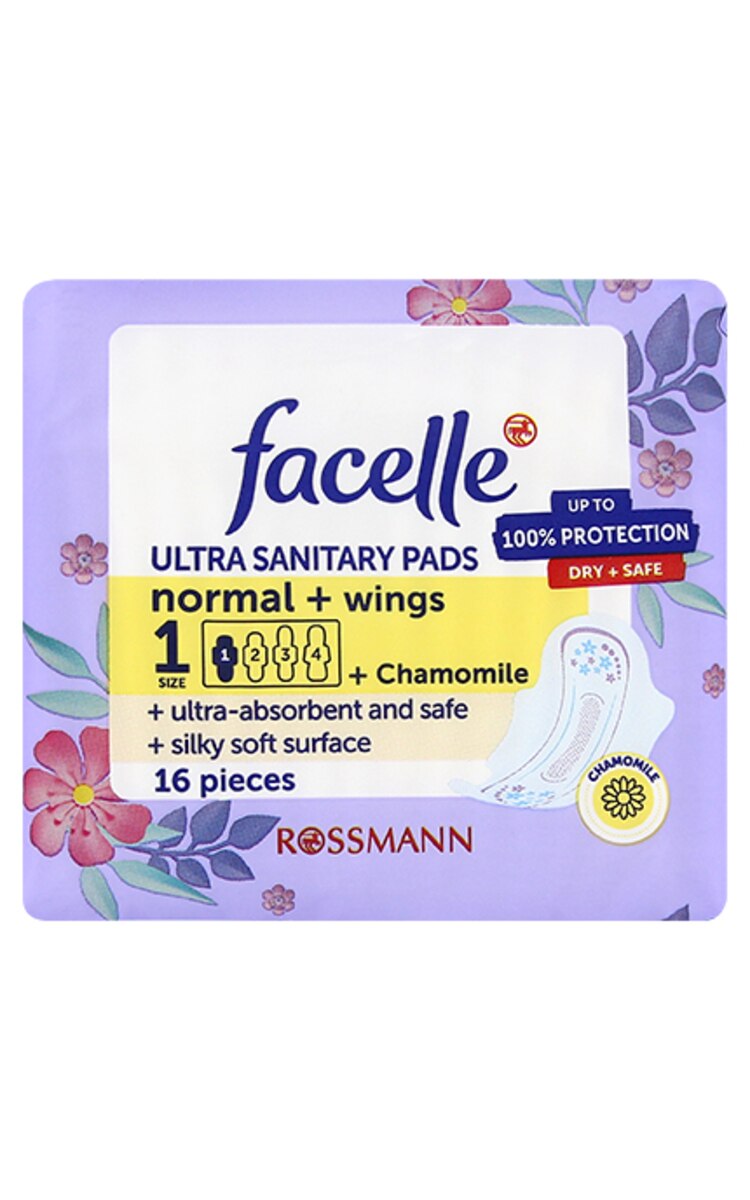 FACELLE FACELLE Ultra Normal Camomile higiēniskās paketes, 16gab. 16 gab.