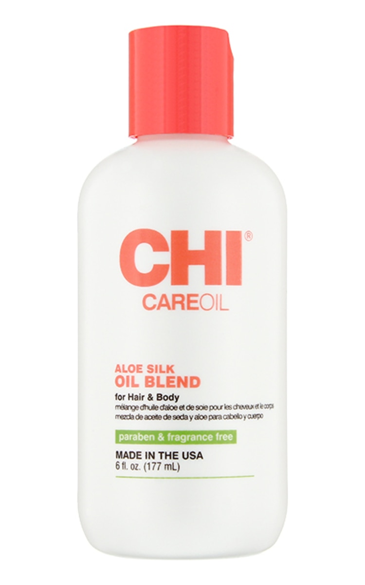 CHI LUXURY CHI Careoil Aloe Silk Oil Blend - vieglas konsistences multifunkcionāla eļļa, bez aromāta, 177ml 177 ml