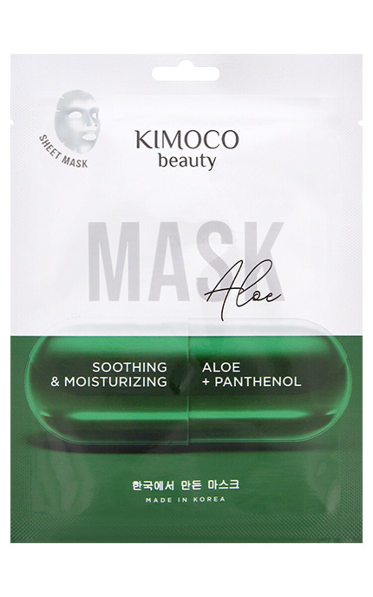 KIMOCO KIMOCO Beauty Aloe+Panthenol auduma maska sejai, 23ml