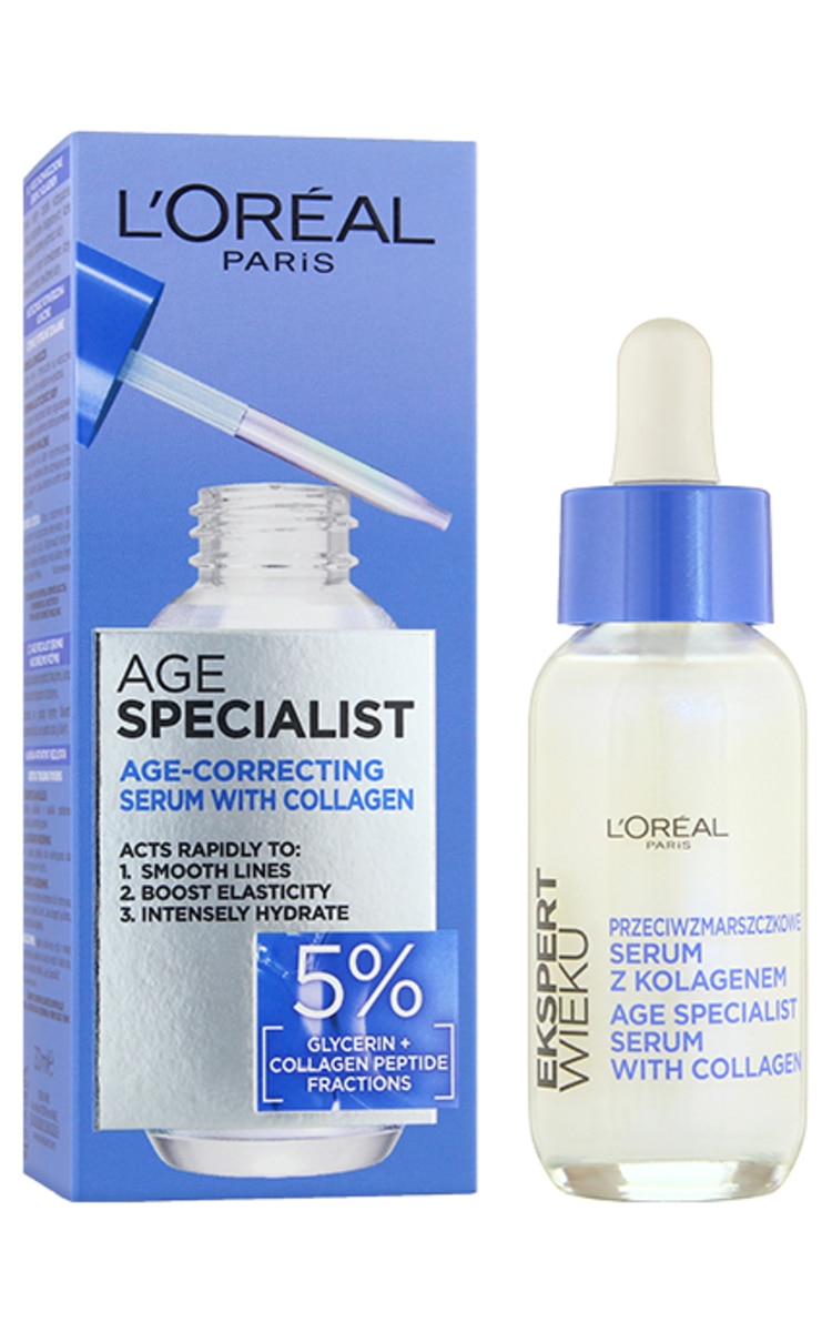 L`OREAL L`OREAL Age Specialist Collagen pretnovecošanās serums ar kolagēnu, 30ml