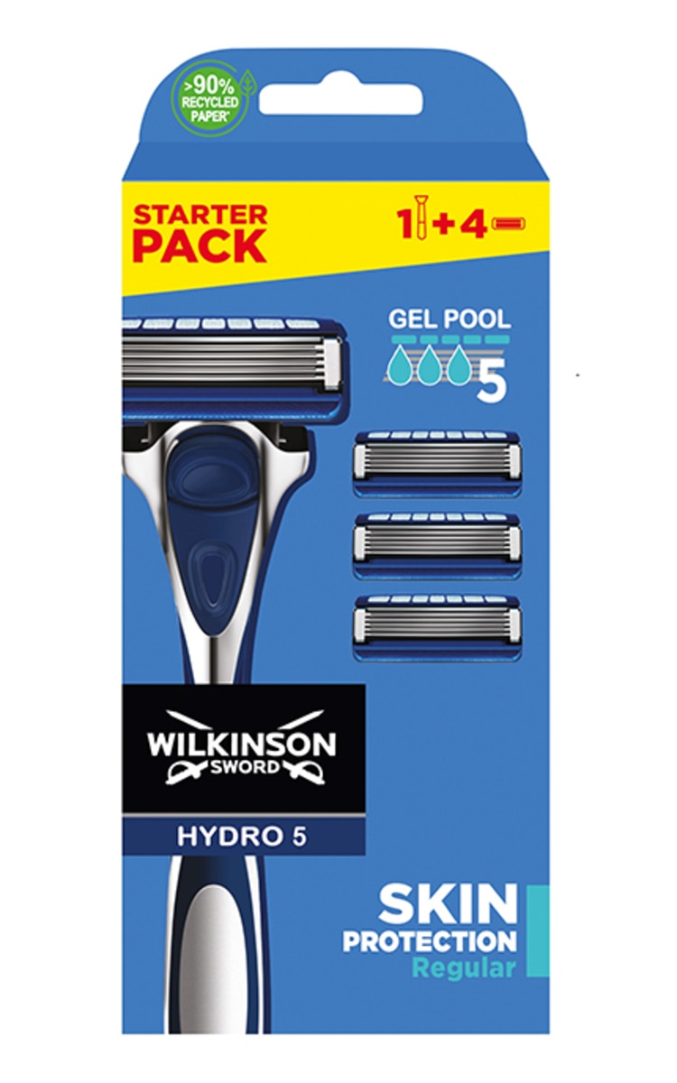 WILKINSON WILKINSON Sword Hydro 5 vīriešu skuveklis + 4 kasetnes 4 gab.