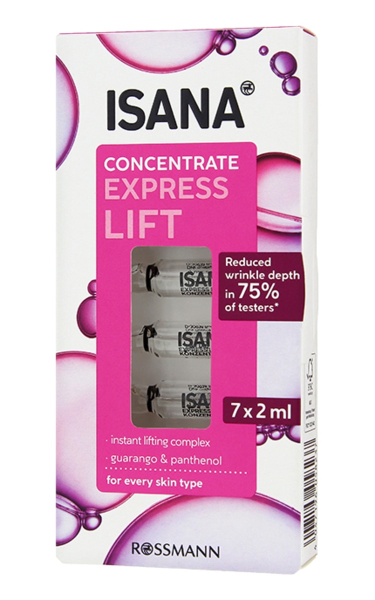 ISANA ISANA Express Lift koncentrāts, 7x2ml 14 ml