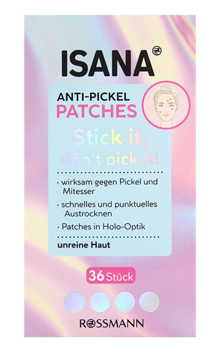 ISANA ISANA Stick It, Don't Pick It plāksteri pret pinnēm, 36gab.