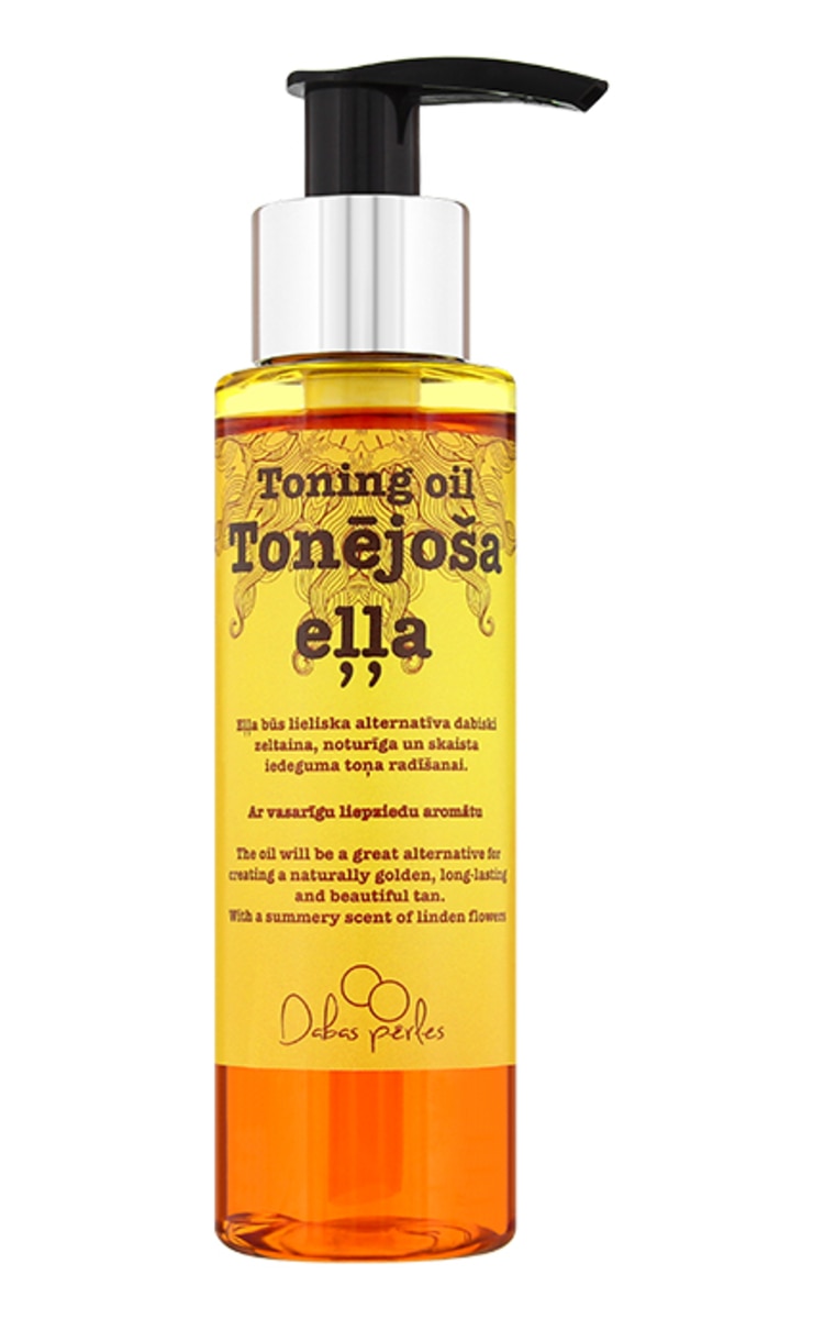 DABAS PĒRLES Liepziedu zelta masāžas eļļa ķermenim, 100ml