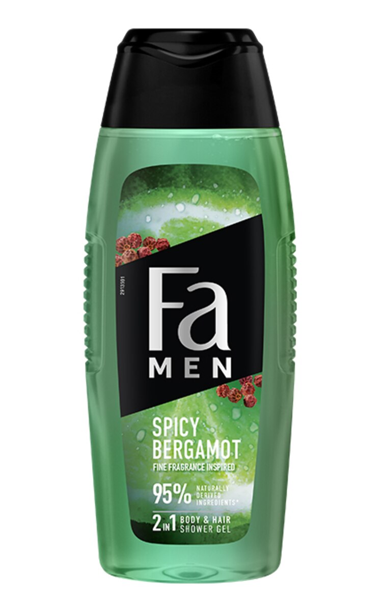 FA FA MEN Xtreme Spicy Bergamot dušas želeja, 400ml 400 ml