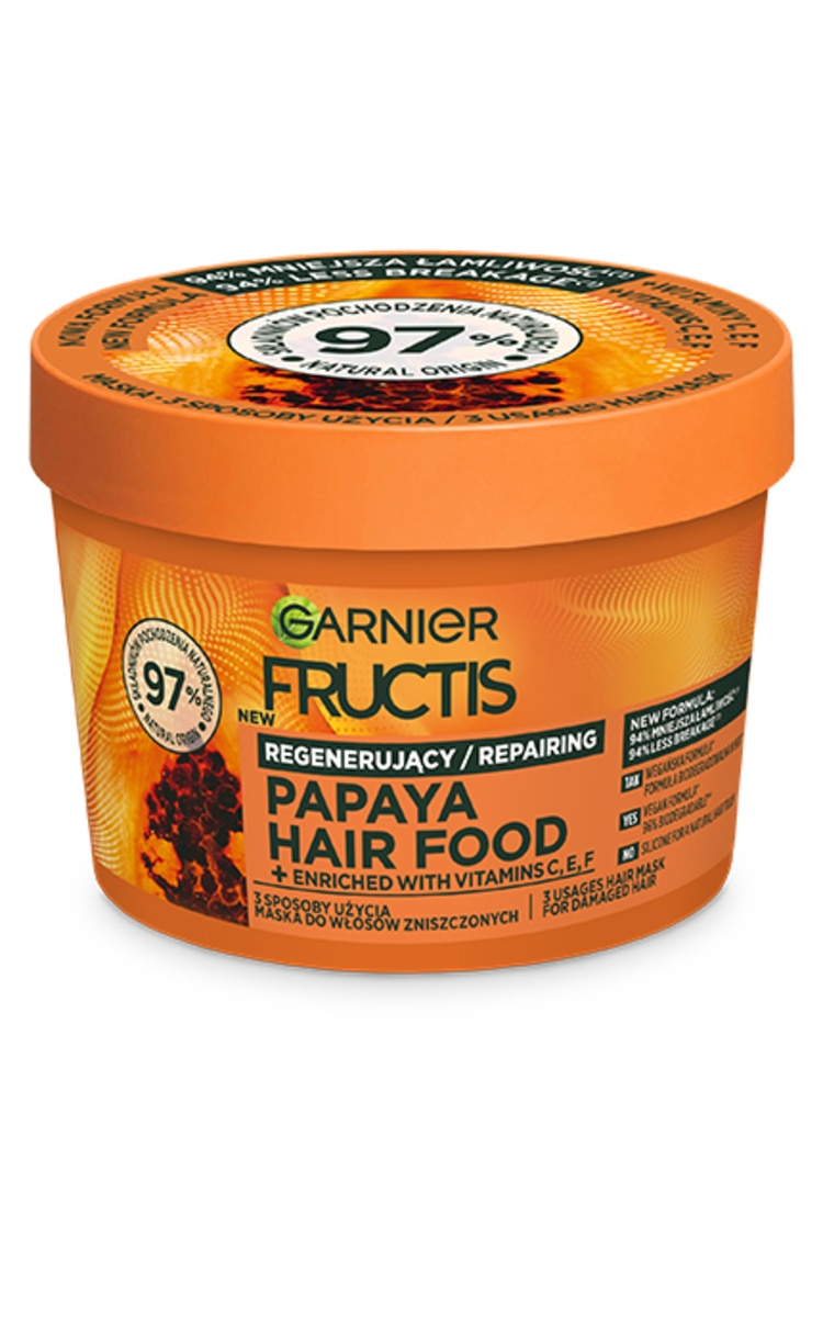 FRUCTIS FRUCTIS Papaya Hair Food maska bojātiem matiem, 400ml 400 ml