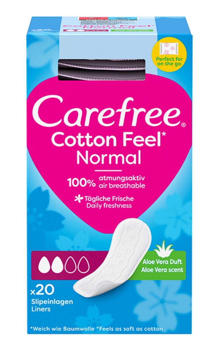 CAREFREE CAREFREE Cotton Feel Normal Aloe ikdienas ieliktnīši, 20gab. 20 gab.