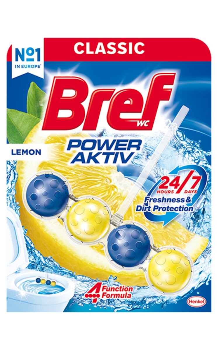 BREF BREF Power Activ Lemon туалетный блок, 50г 50 г