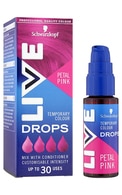 LIVE Colour Drops matu krāsas pilieni, Petal Pink, 30ml