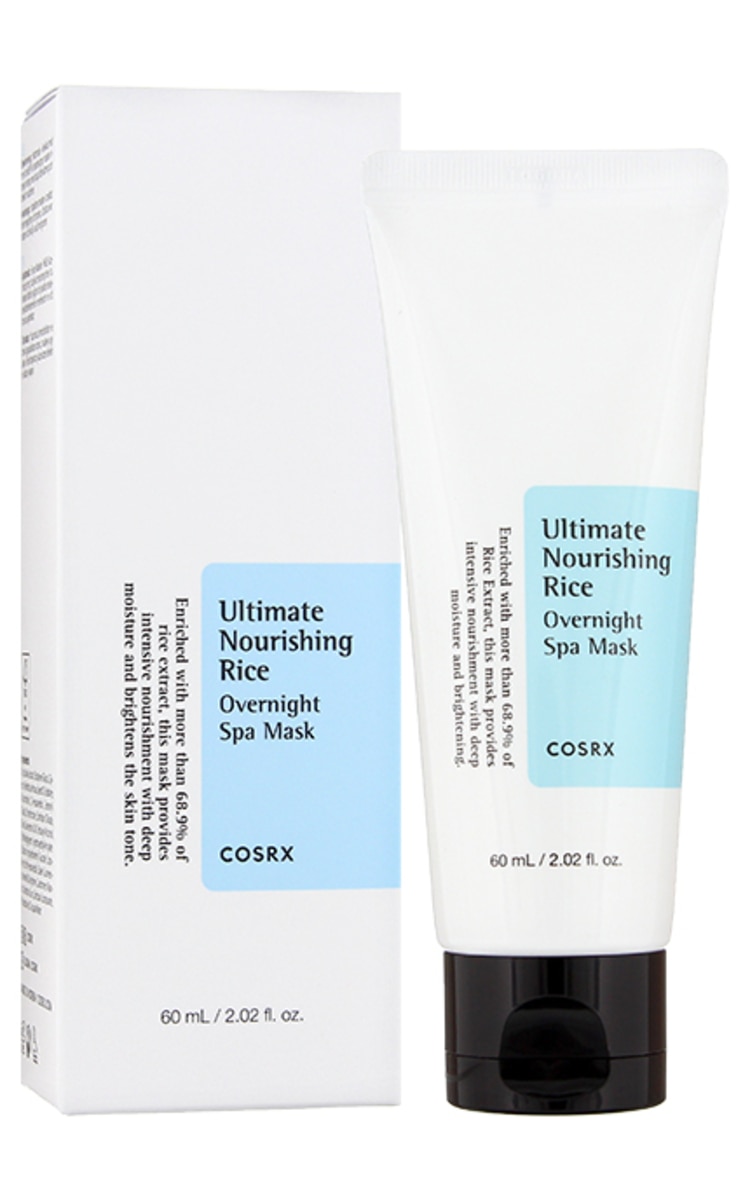 COSRX COSRX Ultimate Nourishing Rice Overnight Spa barojoša rīsu nakts maska, 60ml 60 ml