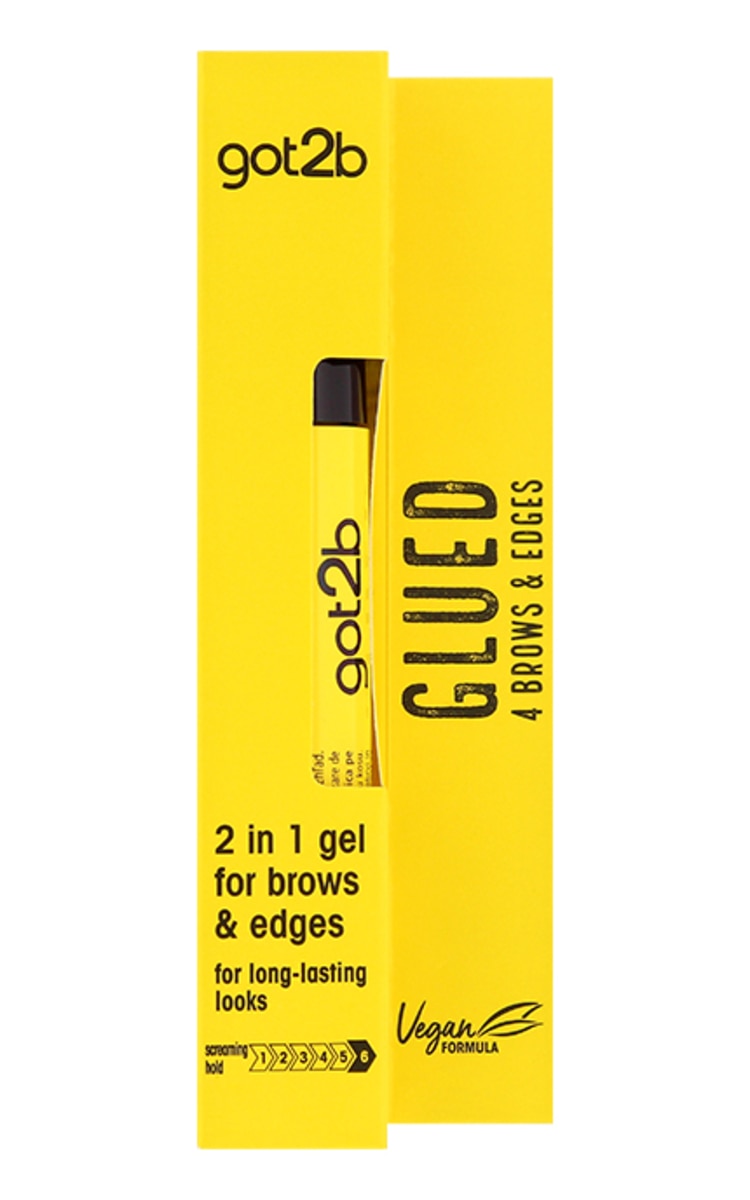 GOT2B GOT2B 2in1 Glued Brows&Edges gels uzacīm un jauniem matiņiem, 16ml 1 gab.