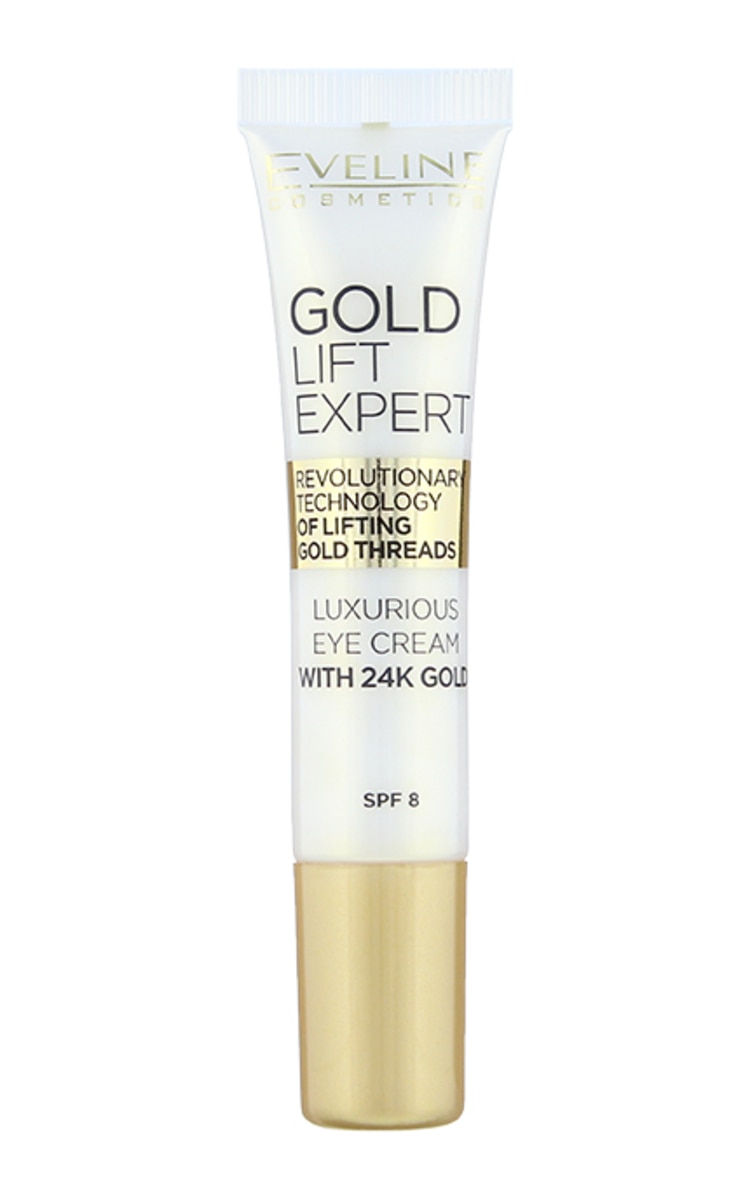 EVELINE EVELINE Cosmetics Gold Lift Expert krēms ādai ap acīm SPF8, 15мл