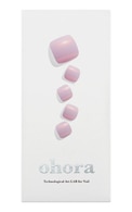 OHORA Semi Cured Gel Pedicure Strips (P Ballerina) набор гелевых наклеек для для педикюра, 30 наклеек