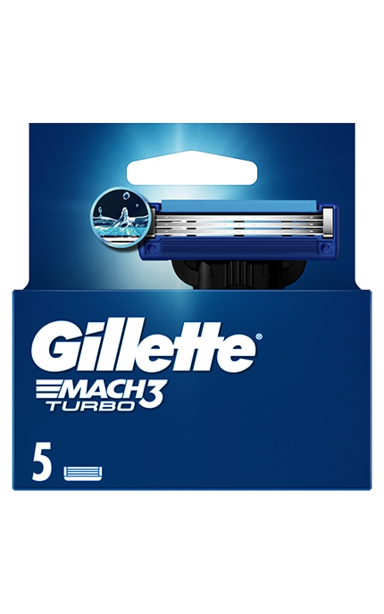 GILLETTE GILLETTE Mach3 Turbo kasetnes, 5gab. 5 gab.