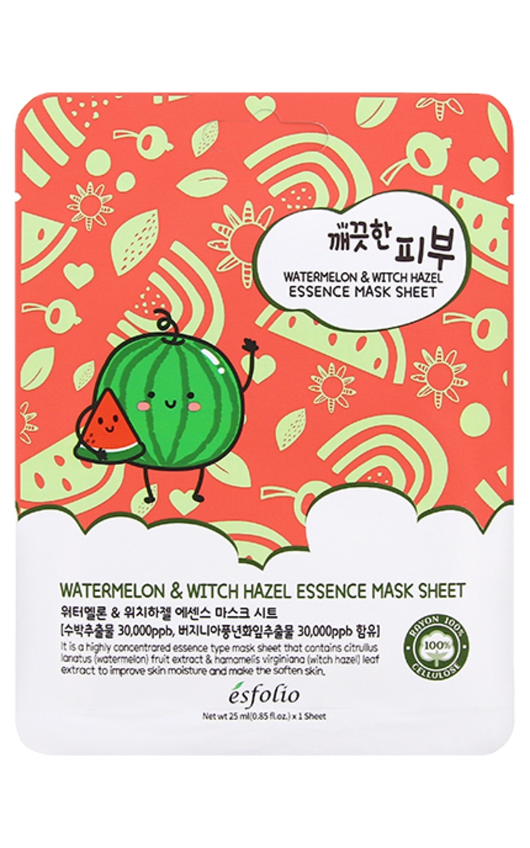 ESFOLIO ESFOLIO Watermelon Essence auduma maska sejai, 25ml 1 gab.