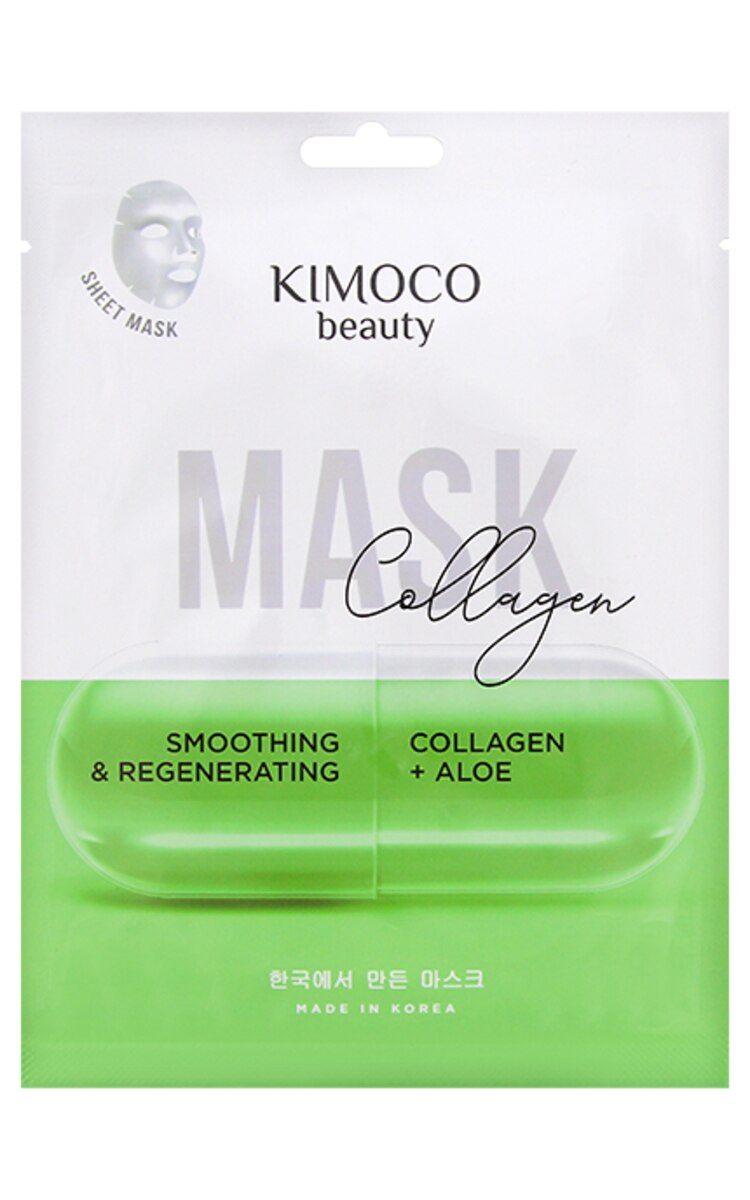 KIMOCO KIMOCO Beauty Collagen+Aloe auduma maska sejai, 23ml