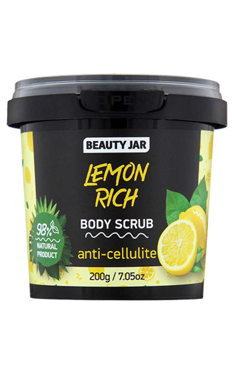 BEAUTY JAR BEAUTY JAR Lemon Rich ķermeņa skrubis, 200g