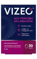  undefined undefined VIZEO kapsulas ar melleņu ekstraktu acu veselībai N30, 30 kapsulas 