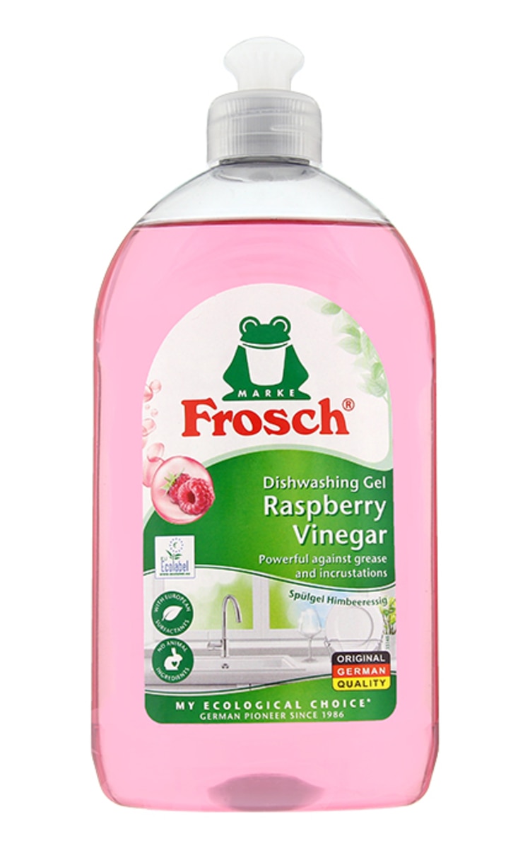 FROSCH FROSCH Raspberry Vinegar trauku mazgāšanas līdzeklis, 500ml