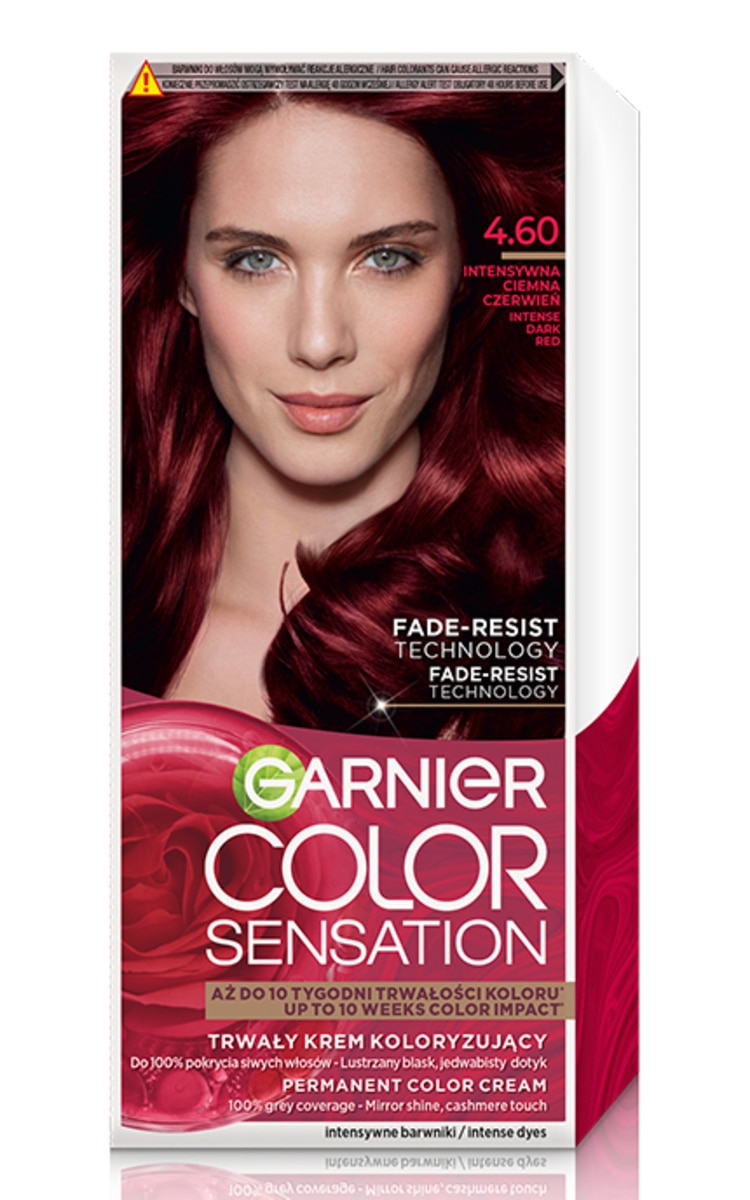 GARNIER SENSATION GARNIER COLOR SENSATION Краска для волос, 4.60 Intense Dark Red 1 шт