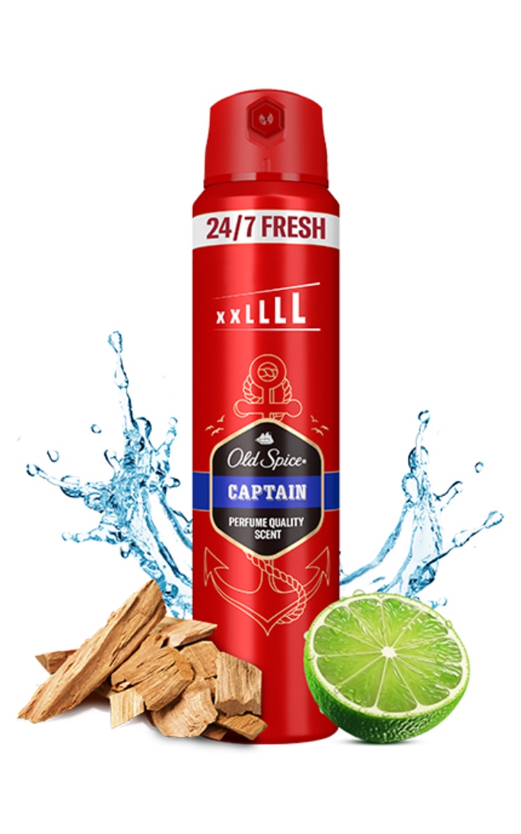 OLD SPICE OLD SPICE Captain распыляемый дезодорант, 250мл