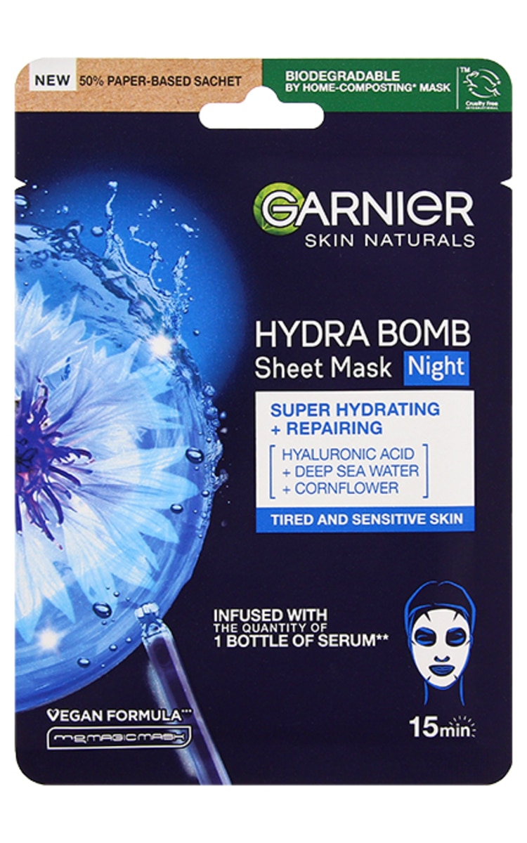 GARNIER GARNIER Hydra Bomb Night маска для лица, 28г 1 шт