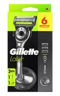  GILLETTE undefined GILLETTE Labs skuveklis ar 3 maināmām kasetnēm un tā turētājs 