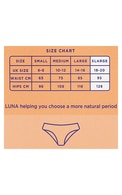 SUPERDRUG Luna menstruālās biksītes, XLarge, 1gab.