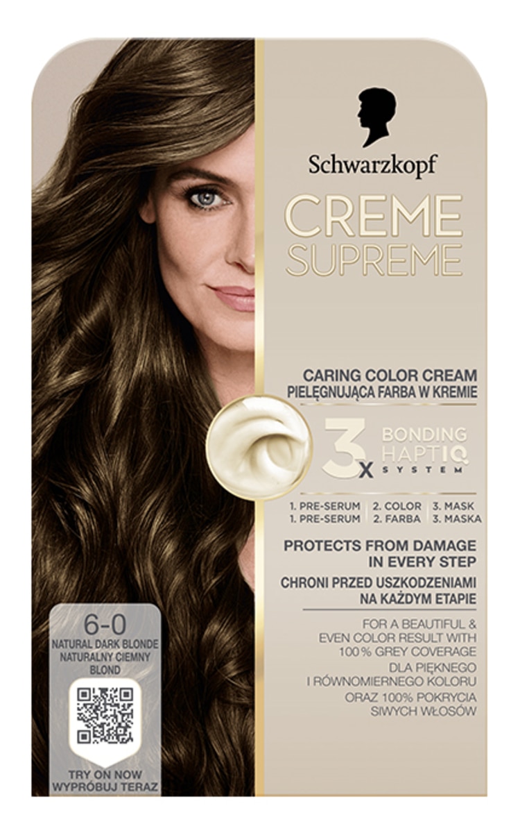 CRÈME SUPREME краска для волос, 6-0 Natural Dark Blonde