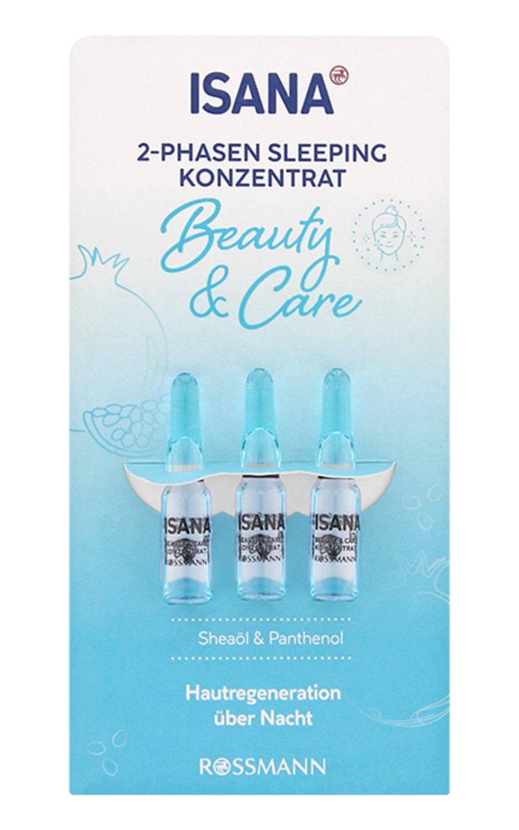 ISANA ISANA Beauty&Care 2-fāžu miega koncentrāts, 3ml
