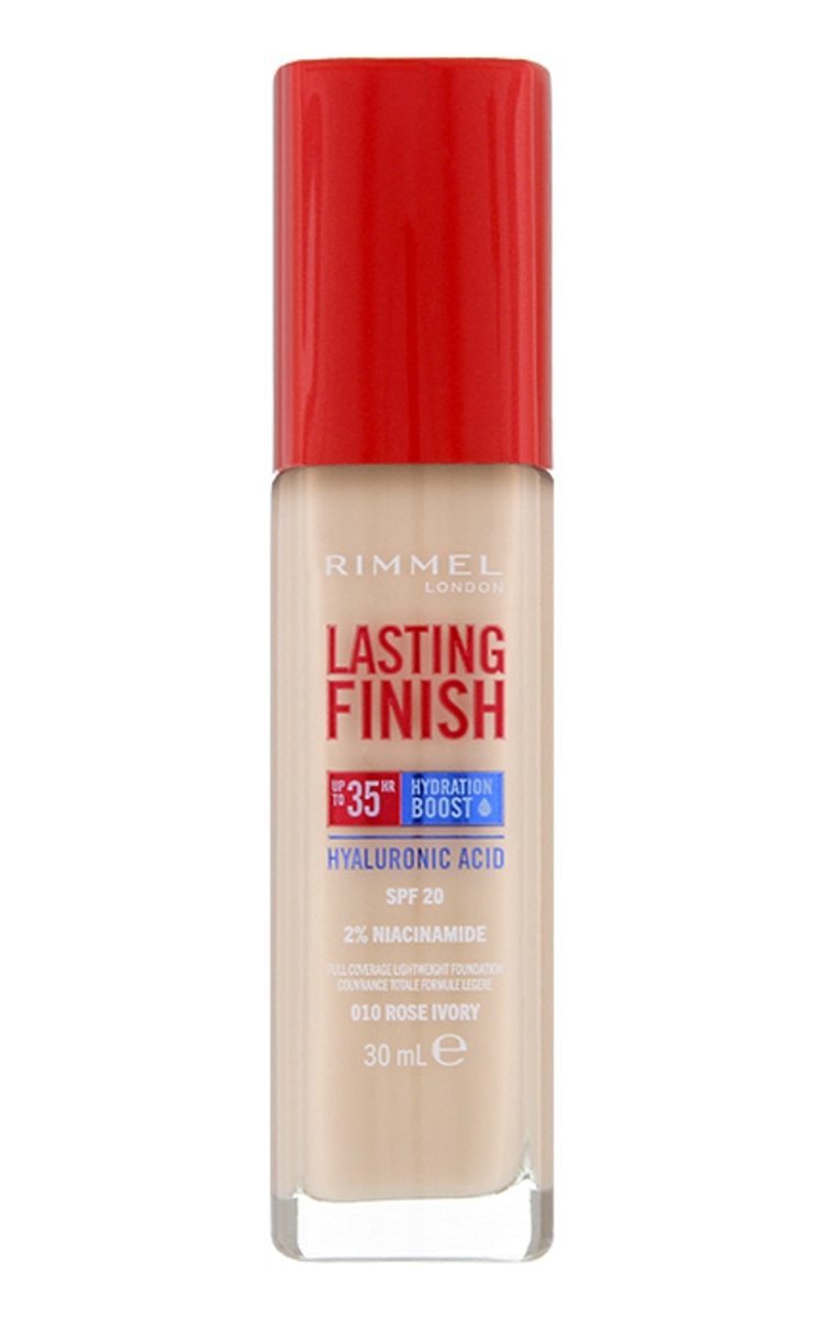 RIMMEL RIMMEL Lasting Finish 35h tonālais krēms, 010 Rose Ivory, 30ml Rose Ivory