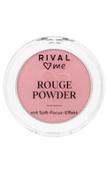RIVAL LOVES ME Rouge Powder pūderveida vaigu sārtums, 08 Glamourous Rose, 5g