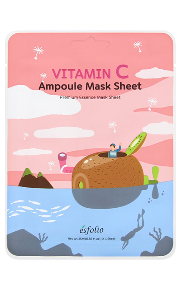 ESFOLIO ESFOLIO Vitamin C Ampoule auduma maska sejai, 25ml 1 gab.