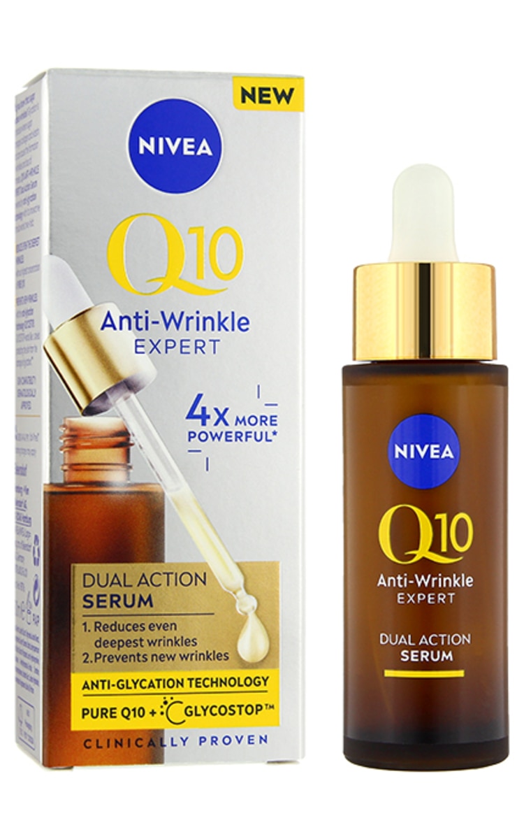 NIVEA VISAGE NIVEA Q10 Anti-Wrinkle Expert serums ar glikācijas novēršanas tehnoloģiju, 30ml 30 ml